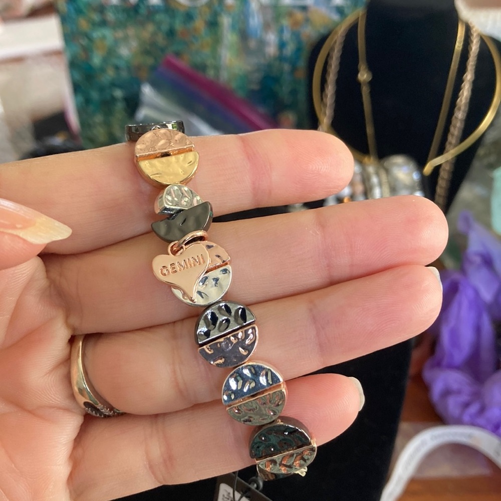 Gemini Bracelet in Gold and Silver